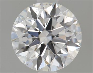 Picture of Natural Diamond 0.71 Carats, Round with Excellent Cut, D Color, SI1 Clarity and Certified by GIA