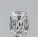 Natural Diamond 0.50 Carats, Cushion with  Cut, E Color, VS1 Clarity and Certified by GIA