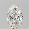 Diamante Natural 0.90 quilates, Ovalado , Color I, claridad VVS1 y certificado GIA