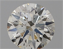 Diamante Natural 0.41 quilates, Redondo , Color K, claridad VVS1 y certificado GIA