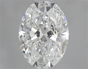 Foto Diamante Natural 1.01 quilates, Ovalado , Color F, claridad I1 y certificado GIA de