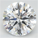 Lab Grown Diamond 3.20 Carats, Round with Excellent Cut, D Color, VVS1 Clarity and Certified by GIA