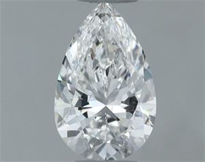 Foto Diamante Natural 0.40 quilates, De pera , Color F, claridad SI1 y certificado GIA de