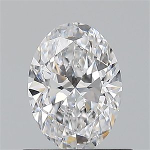 Picture of Natural Diamond 0.63 Carats, Oval with  Cut, D Color, FL Clarity and Certified by GIA