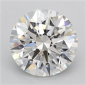 Lab Grown Diamond 5.04 Carats, Round with Excellent Cut, D Color, VVS1 Clarity and Certified by GIA