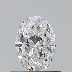 Picture of Natural Diamond 0.50 Carats, Oval with  Cut, D Color, VVS1 Clarity and Certified by GIA