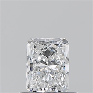 Picture of Natural Diamond 0.50 Carats, Radiant with  Cut, E Color, VS2 Clarity and Certified by GIA
