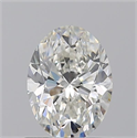 Natural Diamond 1.01 Carats, Oval with  Cut, H Color, VS1 Clarity and Certified by GIA