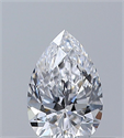 Diamante Natural 0.30 quilates, De pera , Color D, claridad VVS2 y certificado GIA