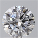Natural Diamond 0.83 Carats, Round with Very Good Cut, D Color, SI2 Clarity and Certified by GIA