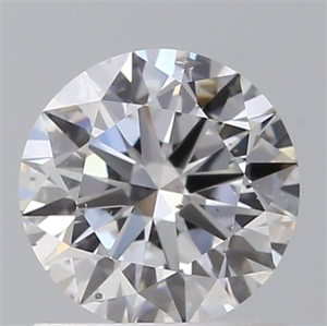 Picture of Natural Diamond 0.83 Carats, Round with Very Good Cut, D Color, SI2 Clarity and Certified by GIA