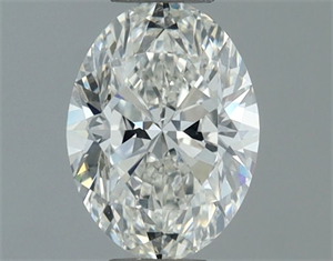 Picture of Natural Diamond 0.80 Carats, Oval with  Cut, H Color, SI1 Clarity and Certified by GIA