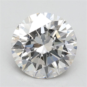 Picture of Lab Grown Diamond 2.37 Carats, Round with Excellent Cut, H Color, VS1 Clarity and Certified by IGI