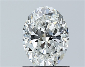 Foto Diamante Natural 1.00 quilates, Ovalado , Color G, claridad SI2 y certificado GIA de