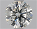 Natural Diamond 0.81 Carats, Round with Excellent Cut, J Color, SI1 Clarity and Certified by GIA