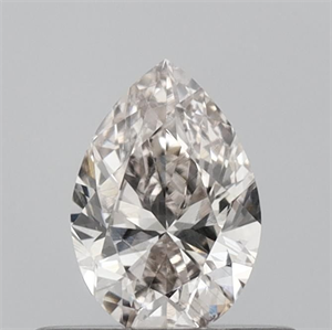 Picture of Natural Diamond 0.40 Carats, Pear with  Cut, K Color, SI1 Clarity and Certified by IGI