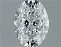 Diamante Natural 1.00 quilates, Ovalado , Color F, claridad SI2 y certificado IGI