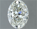 Natural Diamond 1.80 Carats, Oval with  Cut, H Color, SI1 Clarity and Certified by IGI