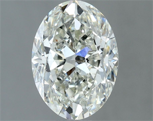 Picture of Natural Diamond 1.80 Carats, Oval with  Cut, H Color, SI1 Clarity and Certified by IGI