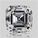 Natural Diamond 1.01 Carats, Asscher with  Cut, D Color, VVS2 Clarity and Certified by GIA