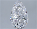 Diamante Natural 0.54 quilates, De pera , Color D, claridad VVS1 y certificado GIA