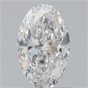 Diamante Natural 0.70 quilates, Ovalado , Color E, claridad VVS1 y certificado GIA