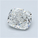 Natural Diamond 1.20 Carats, Cushion with  Cut, F Color, VVS2 Clarity and Certified by GIA