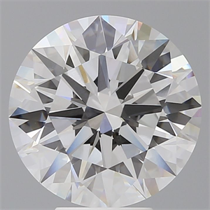 Picture of Lab Grown Diamond 6.05 Carats, Round with Ideal Cut, E Color, VVS2 Clarity and Certified by IGI
