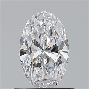 Picture of Natural Diamond 0.60 Carats, Oval with  Cut, D Color, VS1 Clarity and Certified by GIA