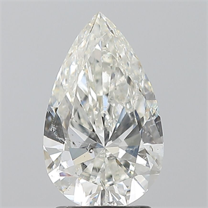 Foto Diamante Natural 2.01 quilates, De pera , Color I, claridad SI2 y certificado GIA de