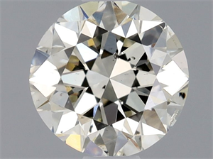 Picture of Natural Diamond 0.70 Carats, Round with Very Good Cut, L Color, SI2 Clarity and Certified by GIA