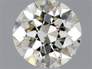 Picture of Natural Diamond 0.70 Carats, Round with Very Good Cut, L Color, SI2 Clarity and Certified by GIA