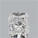 Natural Diamond 0.60 Carats, Cushion with  Cut, E Color, VVS2 Clarity and Certified by GIA