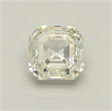 Natural Diamond 1.00 Carats, Asscher with  Cut, I Color, VS1 Clarity and Certified by IGI