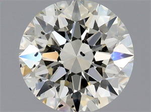 Picture of Natural Diamond 0.72 Carats, Round with Excellent Cut, K Color, SI1 Clarity and Certified by GIA