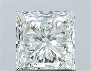 Picture of Natural Diamond 1.00 Carats, Princess with  Cut, I Color, VS1 Clarity and Certified by GIA