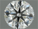 Natural Diamond 0.70 Carats, Round with Very Good Cut, I Color, VVS1 Clarity and Certified by IGI