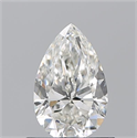 Natural Diamond 0.72 Carats, Pear with  Cut, J Color, VS1 Clarity and Certified by GIA