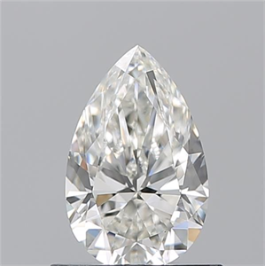 Picture of Natural Diamond 0.72 Carats, Pear with  Cut, J Color, VS1 Clarity and Certified by GIA