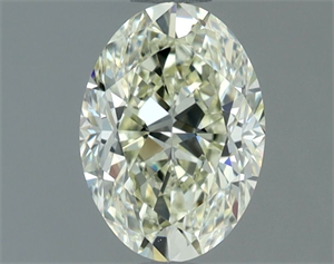Picture of Natural Diamond 0.91 Carats, Oval with  Cut, L Color, IF Clarity and Certified by IGI