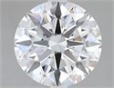 Del inventario de diamantes de laboratorio, 2.64 quilates, Redondo , Color E, claridad VS1 y certificado GIA