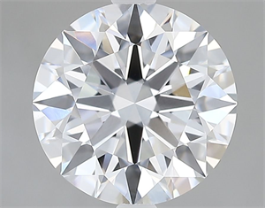 Picture of Lab Grown Diamond 2.64 Carats, Round with Excellent Cut, E Color, VS1 Clarity and Certified by GIA