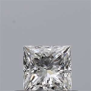 Picture of Natural Diamond 0.32 Carats, Princess with  Cut, E Color, VVS2 Clarity and Certified by GIA