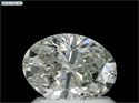 Natural Diamond 1.00 Carats, Oval with  Cut, J Color, I1 Clarity and Certified by GIA