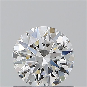 Picture of Natural Diamond 0.72 Carats, Round with Excellent Cut, F Color, VS1 Clarity and Certified by GIA