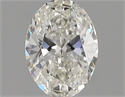 Natural Diamond 0.42 Carats, Oval with  Cut, I Color, VVS1 Clarity and Certified by GIA