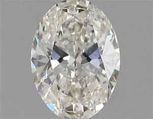 Picture of Natural Diamond 0.42 Carats, Oval with  Cut, I Color, VVS1 Clarity and Certified by GIA