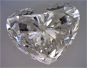 Natural Diamond 3.00 Carats, Heart with  Cut, H Color, SI2 Clarity and Certified by GIA