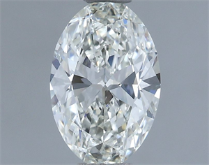 Picture of Natural Diamond 0.81 Carats, Oval with  Cut, H Color, VS1 Clarity and Certified by IGI