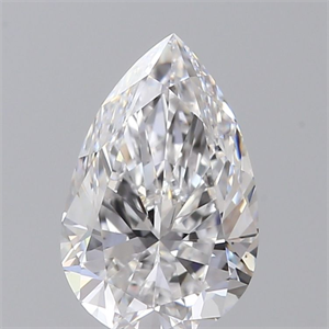 Picture of Natural Diamond 0.90 Carats, Pear with  Cut, D Color, VS2 Clarity and Certified by GIA